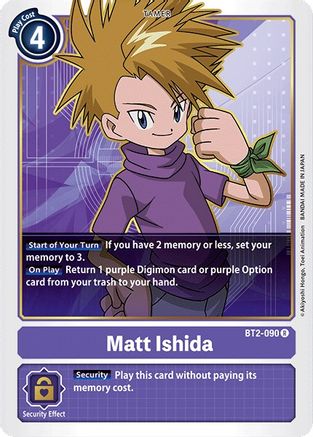 Matt Ishida - BT2-090 (BT2-090) - Release Special Booster 1.0