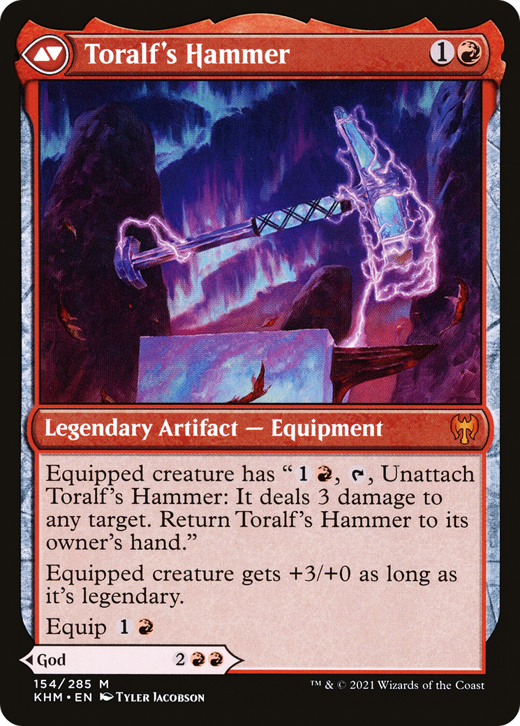 Toralf, God of Fury (KHM-154) - Kaldheim Foil