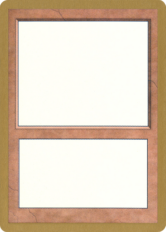 2000 World Championship Blank Card (WCD-) - World Championship Decks 2000