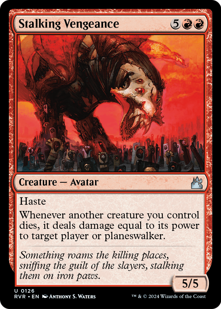 Stalking Vengeance (RVR-126) - Ravnica Remastered Foil