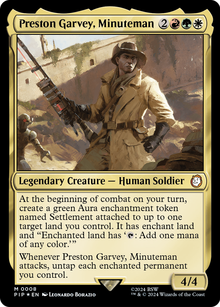 Preston Garvey, Minuteman (PIP-008) - Fallout Foil