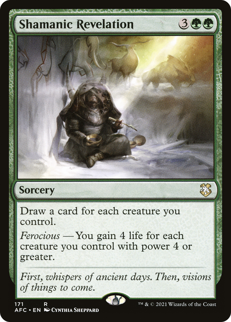 Shamanic Revelation (AFC-171) - Forgotten Realms Commander