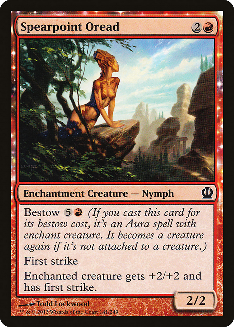 Spearpoint Oread (THS-141) - Theros: (enchantment) Foil