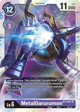 MetalGarurumon - BT2-081 (BT2-081) - Release Special Booster 1.0 Foil