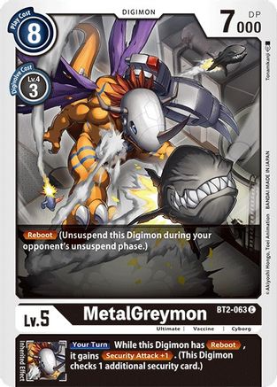 MetalGreymon - BT2-063 (BT2-063) - Release Special Booster 1.0