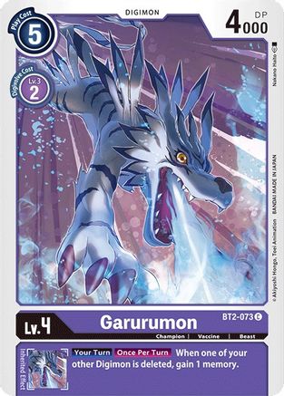 Garurumon - BT2-073 (BT2-073) - Release Special Booster 1.0