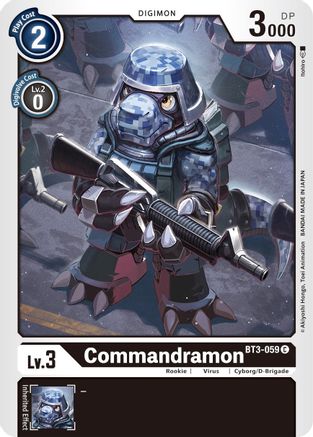 Commandramon (BT3-059) - Release Special Booster 1.5