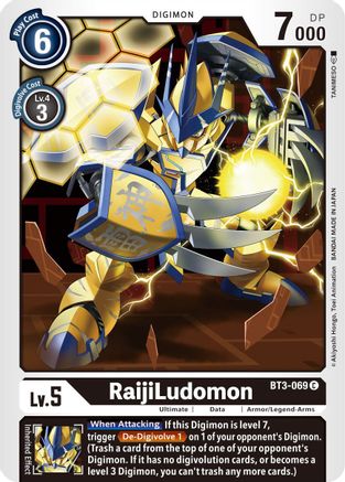 RaijiLudomon (BT3-069) - Release Special Booster 1.5