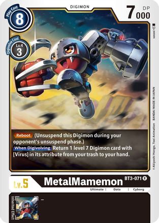 MetalMamemon (BT3-071) - Release Special Booster 1.5