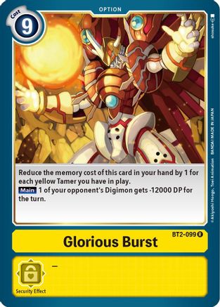 Glorious Burst (BT2-099) - Release Special Booster 1.5