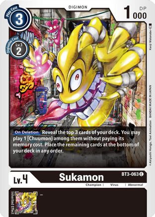 Sukamon (BT3-063) - Release Special Booster 1.5