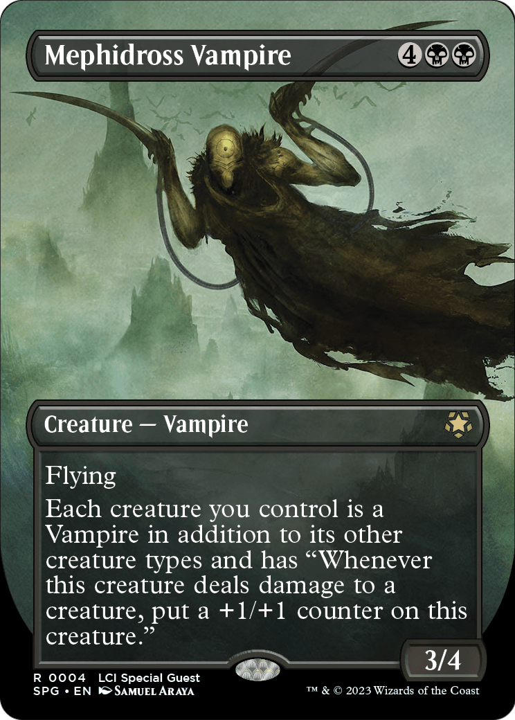 Mephidross Vampire (Borderless) (SPG-004) - Special Guests Foil