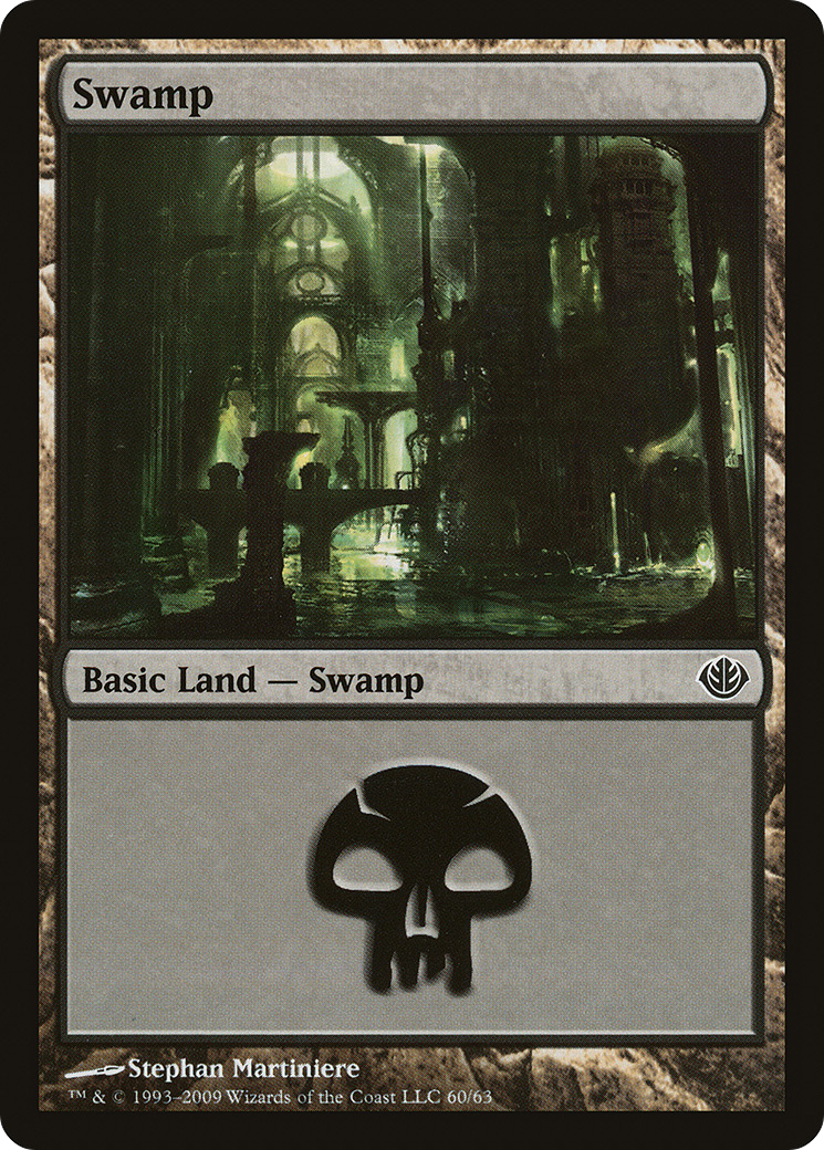 Swamp (60) (DDD-060) - Duel Decks: Garruk vs. Liliana