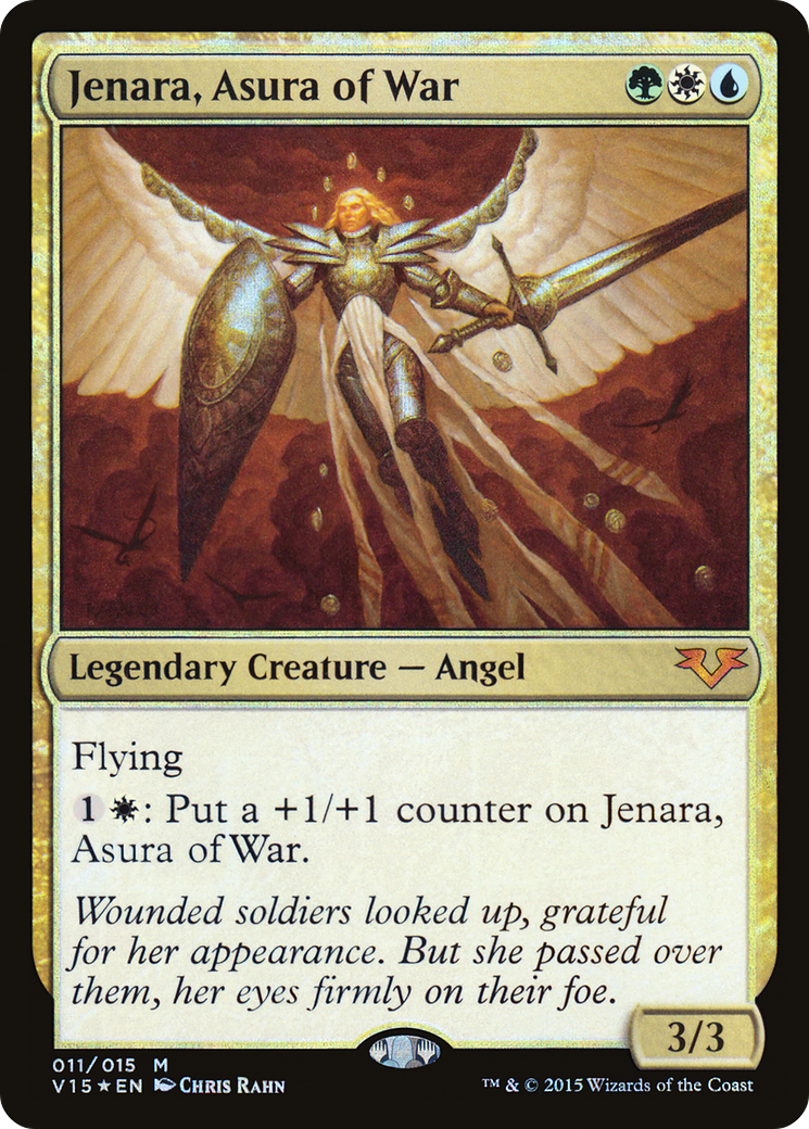 Jenara, Asura of War (V15-011) - From the Vault: Angels Foil