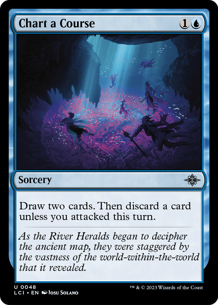 Chart a Course (LCI-048) - The Lost Caverns of Ixalan Foil