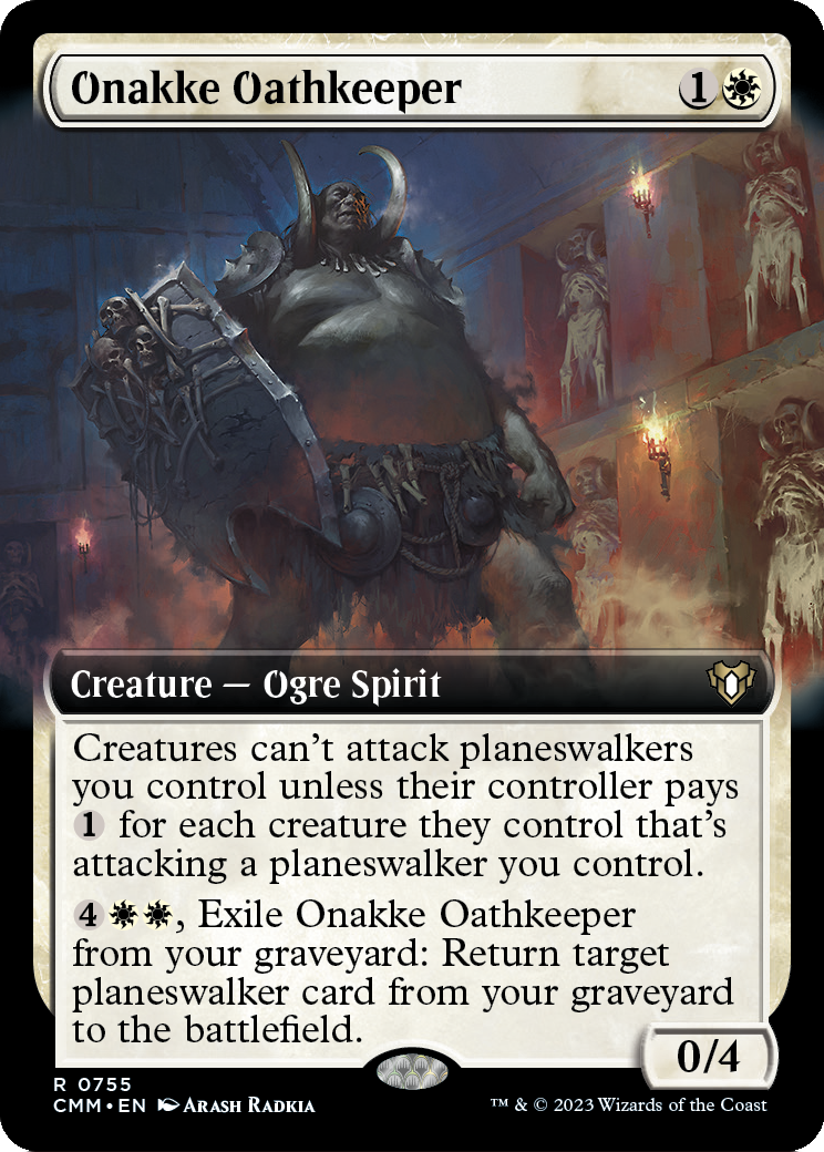 Onakke Oathkeeper (Extended Art) (CMM-755) - Commander Masters: (Extended Art)