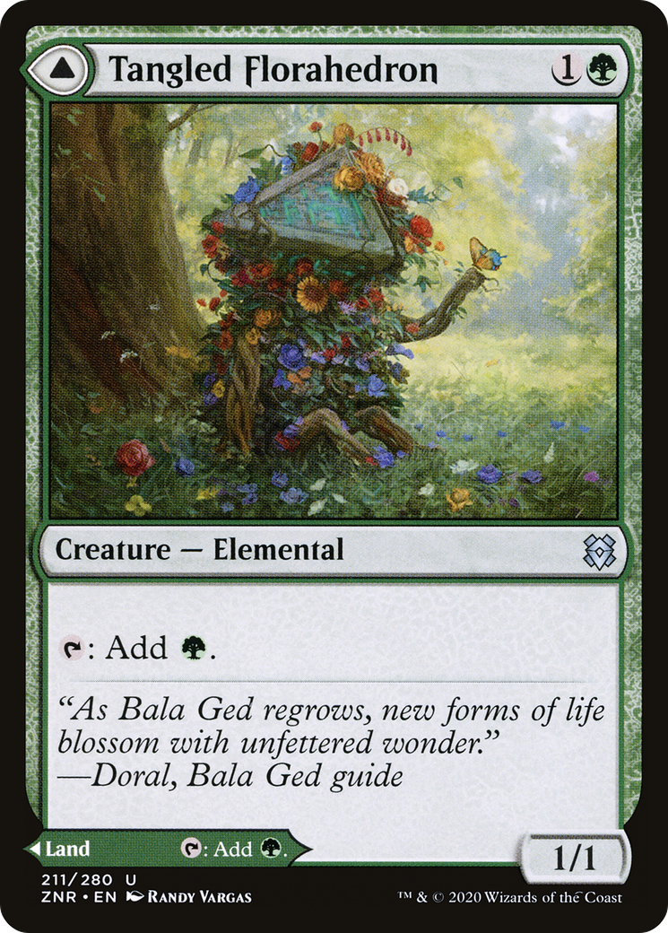 Tangled Florahedron (ZNR-211) - Zendikar Rising