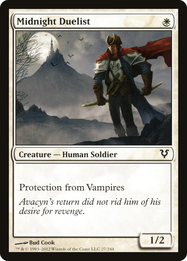 Midnight Duelist (AVR-027) - Avacyn Restored Foil