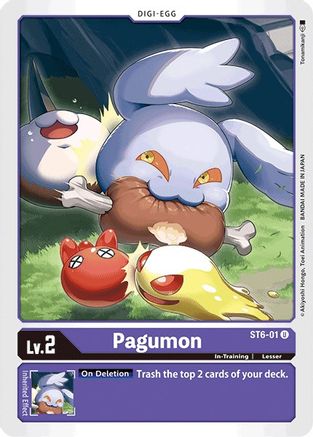 Pagumon (ST6-01) - Starter Deck 06: Venomous Violet