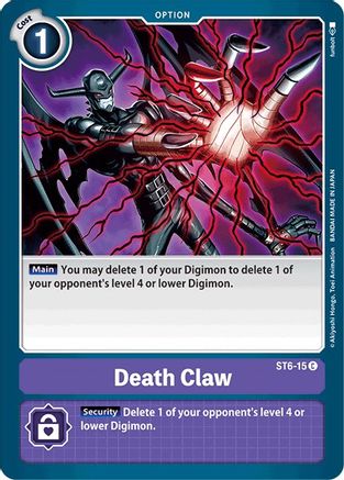 Death Claw (ST6-15) - Starter Deck 06: Venomous Violet