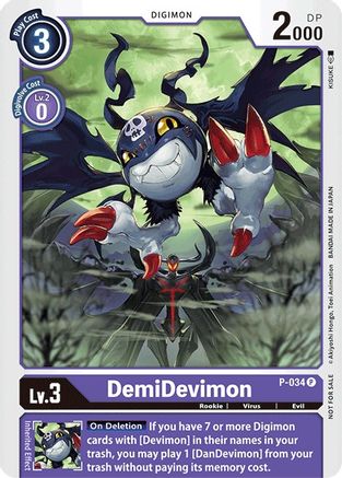 DemiDevimon - P-034 (P-034) - Digimon Promotion Cards Foil