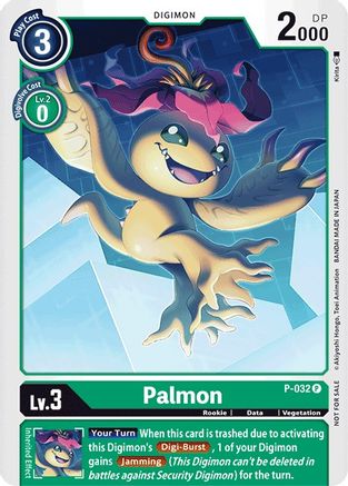 Palmon - P-032 (P-032) - Digimon Promotion Cards Foil
