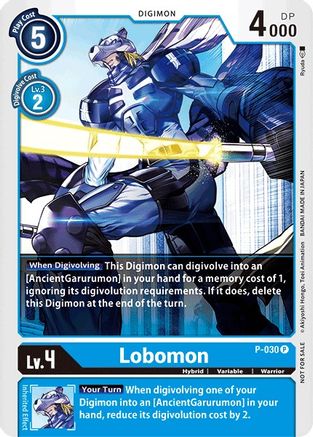Lobomon - P-030 (P-030) - Digimon Promotion Cards