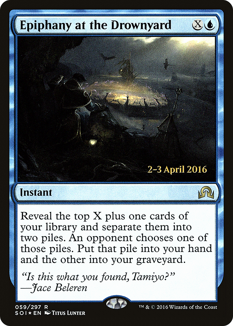 Epiphany at the Drownyard (PRE-59S) - Shadows over Innistrad Promos Foil