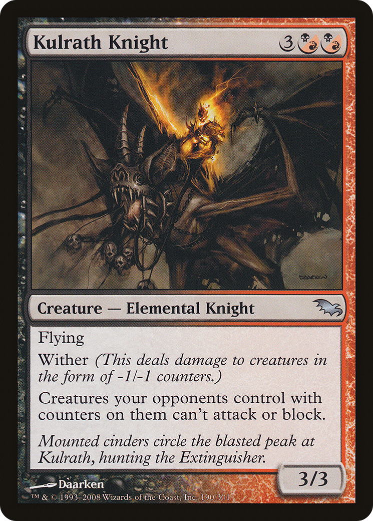 Kulrath Knight (SHM-190) - Shadowmoor Foil