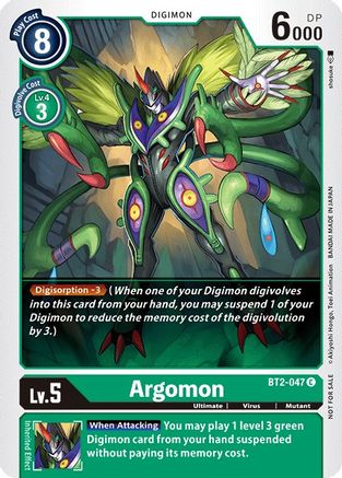 Argomon - BT2-047 (Official Tournament Pack Vol.2) (BT2-047) - Release Special Booster 1.0