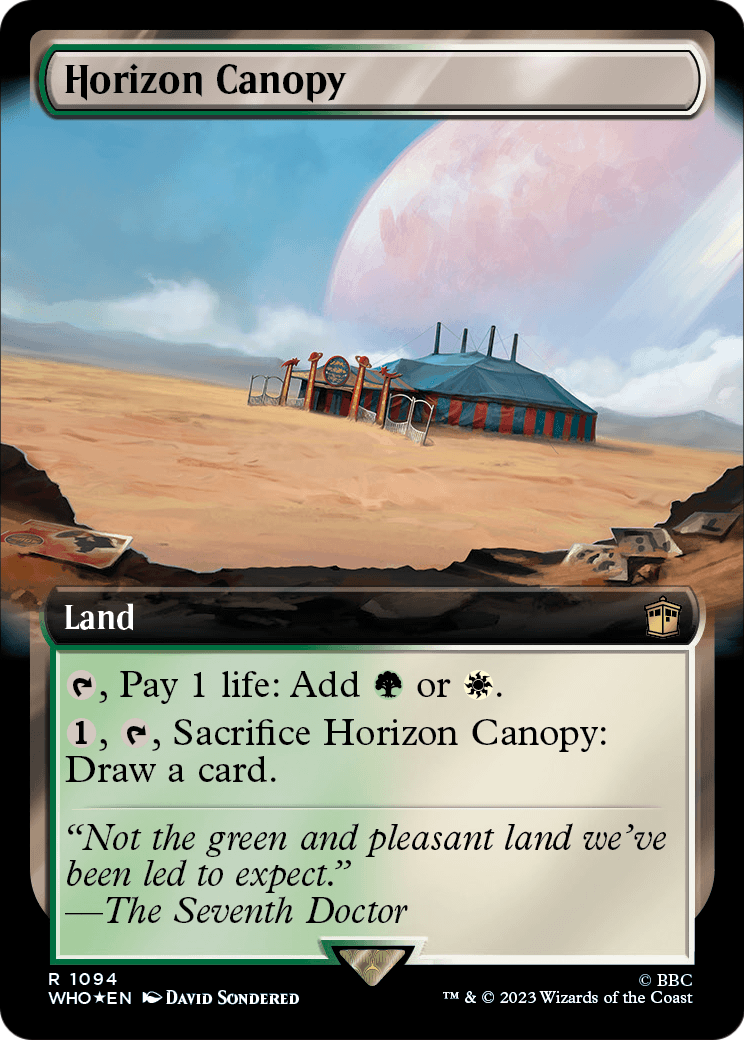 Horizon Canopy (Extended Art) (Surge Foil) (WHO-1094) - Doctor Who: (Extended Art) Foil