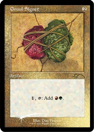 Gruul Signet (Foil Etched) (SLD-288) - Secret Lair Drop Series Foil