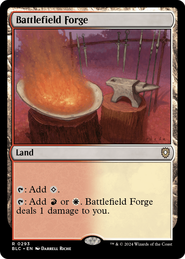 Battlefield Forge (BLC-293) - Bloomburrow Commander