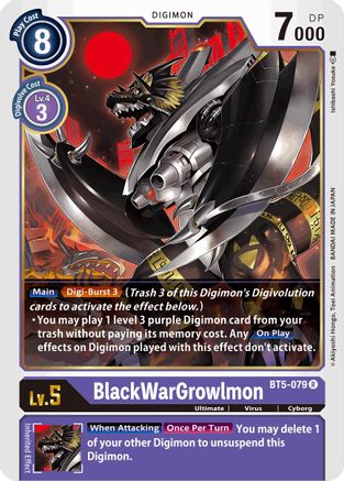 BlackWarGrowlmon (BT5-079) - Battle of Omni