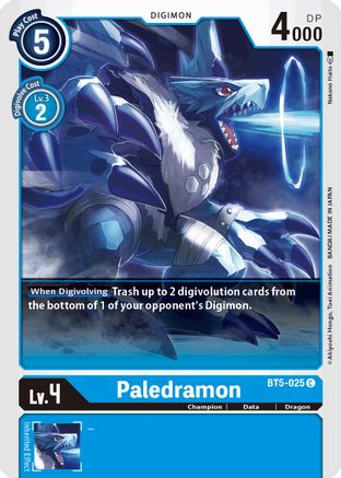 Paledramon (BT5-025) - Battle of Omni