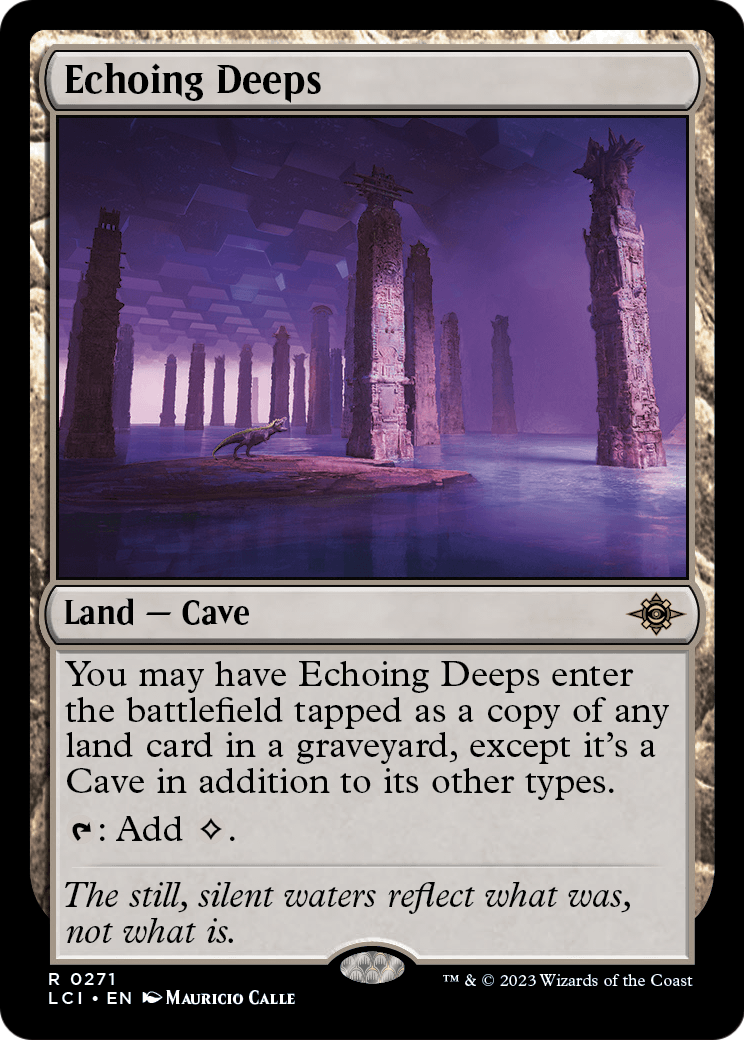 Echoing Deeps (LCI-271) - The Lost Caverns of Ixalan Foil