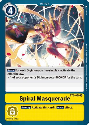 Spiral Masquerade (BT5-099) - Battle of Omni