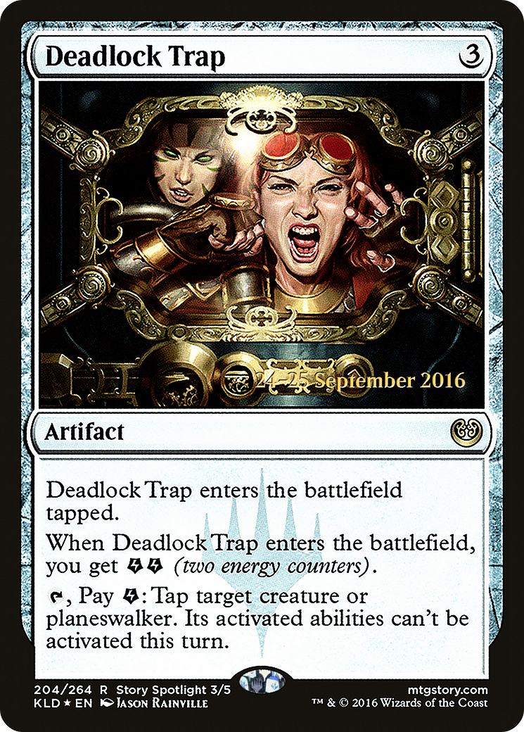 Deadlock Trap (PRE-204S) - Kaladesh Promos Foil