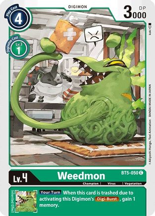 Weedmon (BT5-050) - Battle of Omni
