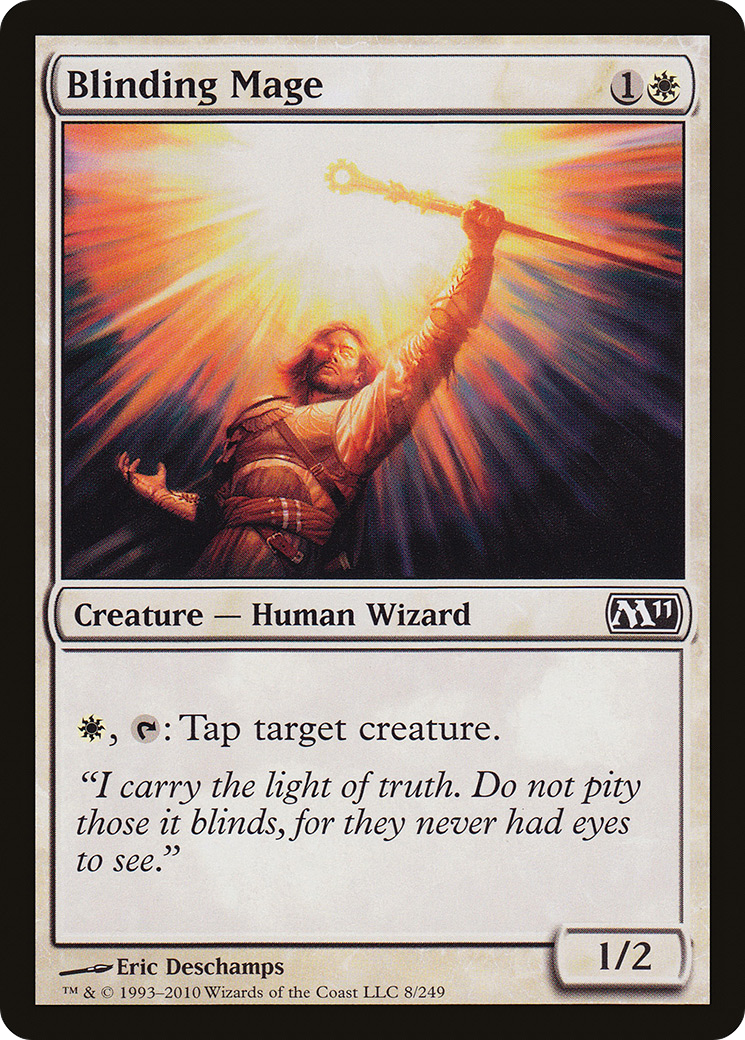 Blinding Mage (M11-008) - Magic 2011 Foil