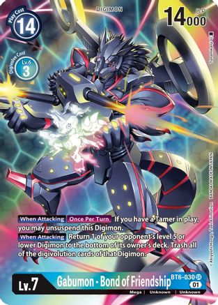 Gabumon - Bond of Friendship (Alternate Art) (BT6-030) - Double Diamond Foil