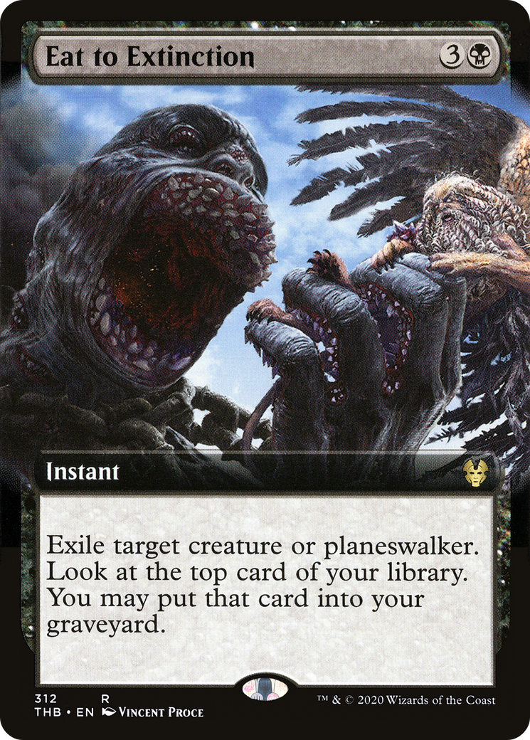 Eat to Extinction (Extended Art) (THB-312) - Theros Beyond Death: (Extended Art) Foil