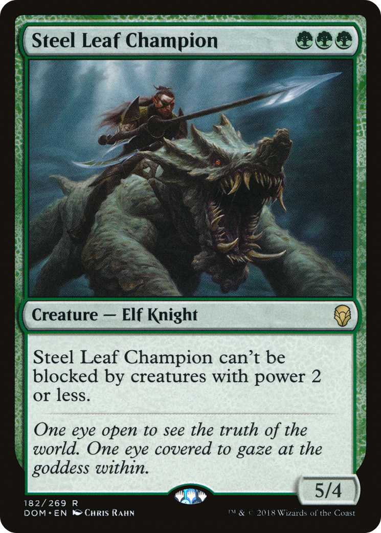 Steel Leaf Champion (DOM-182) - Dominaria
