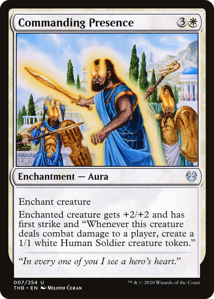 Commanding Presence (THB-007) - Theros Beyond Death Foil
