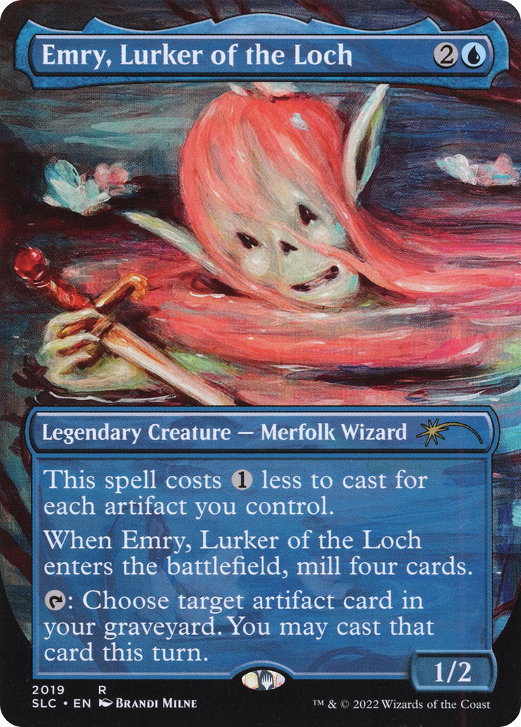 Emry, Lurker of the Loch (SLC-2019) - Secret Lair Countdown Kit (Borderless)