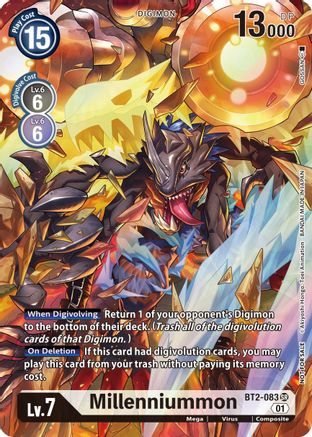 Millenniummon (1-Year Anniversary Box Topper) (BT2-083) - Release Special Booster 1.0 Foil