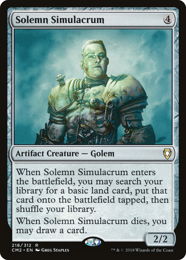 Solemn Simulacrum (218) (CM2-218) - Commander Anthology Volume II