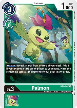 Palmon (Official Tournament Pack Vol.3) (BT1-067) - Release Special Booster 1.0