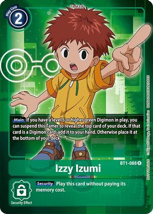 Izzy Izumi (Official Tournament Pack Vol.3) (BT1-088) - Release Special Booster 1.0