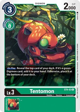 Tentomon (Official Tournament Pack Vol.3) (ST4-03) - Starter Deck 04: Giga Green